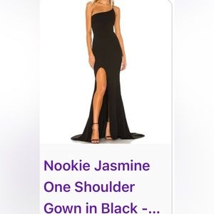 Nookie Jasmine One Shoulder Gown